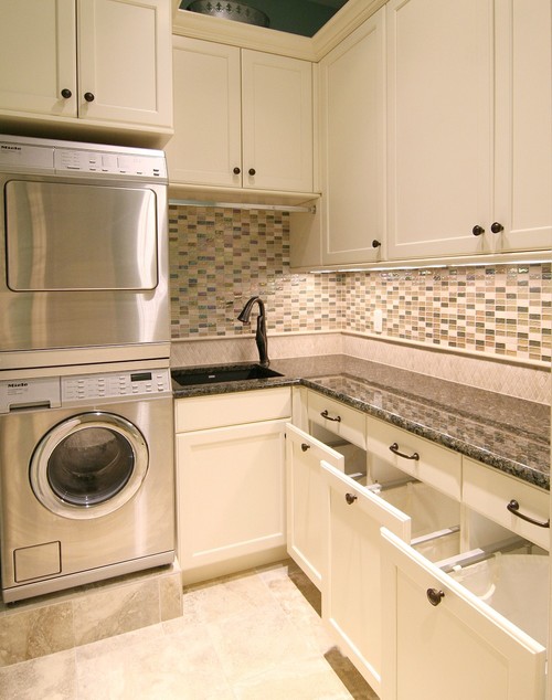 Laundry Room Granite Countertop Materials Surface Wood Solid Style Durable Maintenance Budget Counter Flat Clothes Folding Material Quartz Surface